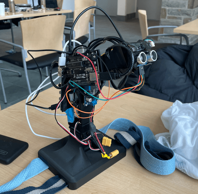Vision-enabled robotic arm (CMC Makethon '26)