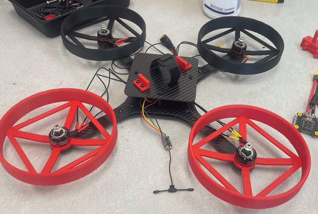 Package carrying drone