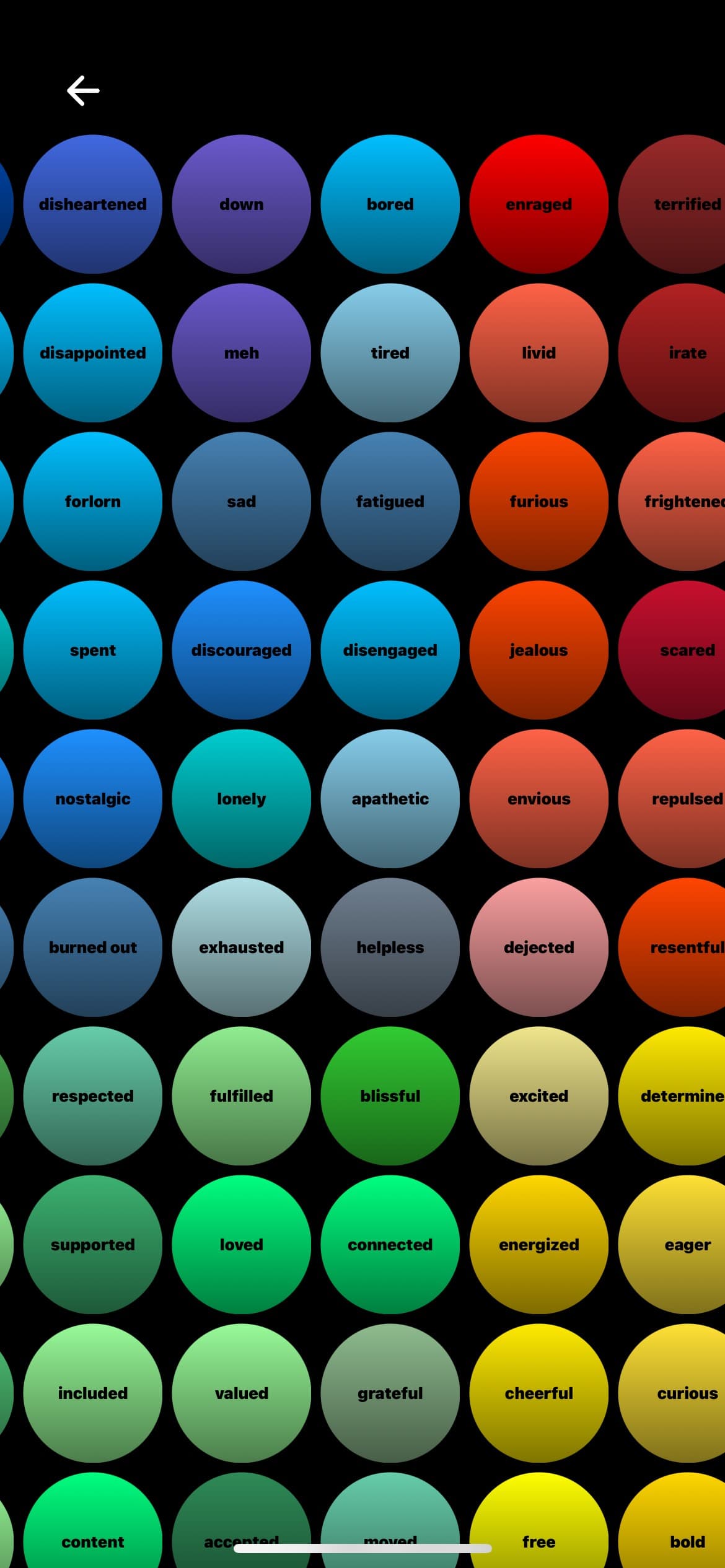 Nocturne Mood Selection